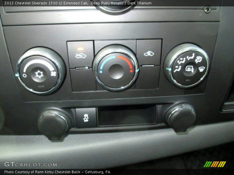 Controls of 2013 Silverado 1500 LS Extended Cab