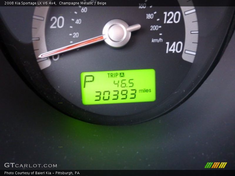 Champagne Metallic / Beige 2008 Kia Sportage LX V6 4x4