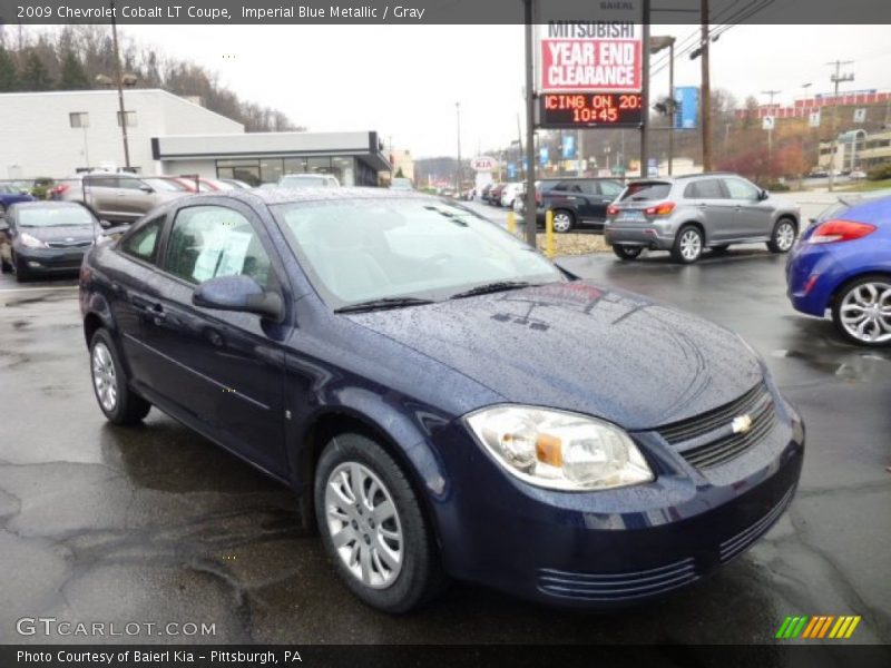 Imperial Blue Metallic / Gray 2009 Chevrolet Cobalt LT Coupe