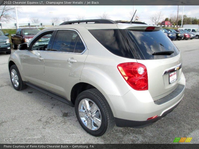 Champagne Silver Metallic / Jet Black 2013 Chevrolet Equinox LT