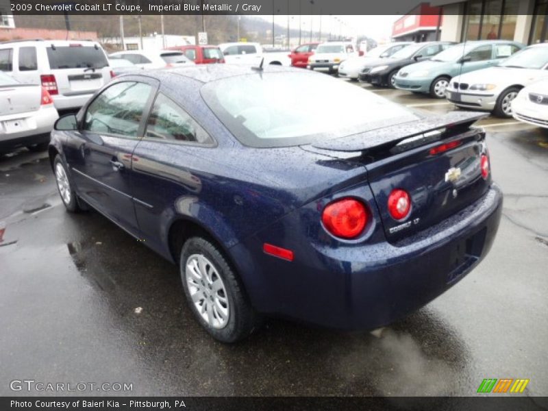 Imperial Blue Metallic / Gray 2009 Chevrolet Cobalt LT Coupe