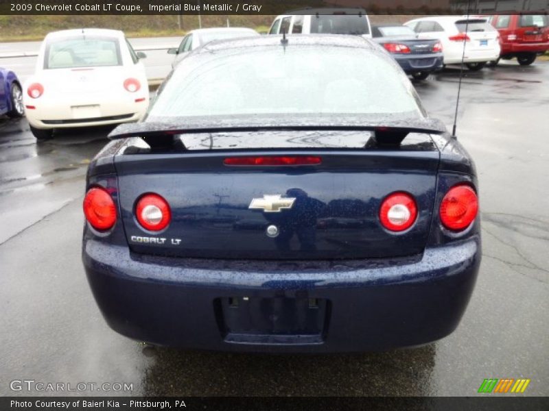 Imperial Blue Metallic / Gray 2009 Chevrolet Cobalt LT Coupe