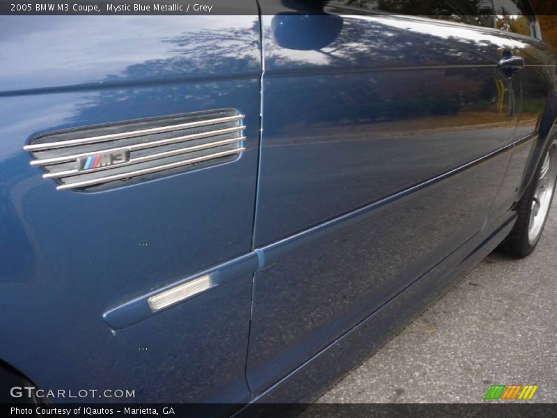 Mystic Blue Metallic / Grey 2005 BMW M3 Coupe