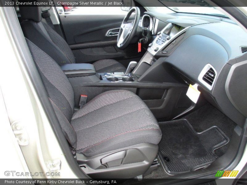 Champagne Silver Metallic / Jet Black 2013 Chevrolet Equinox LT