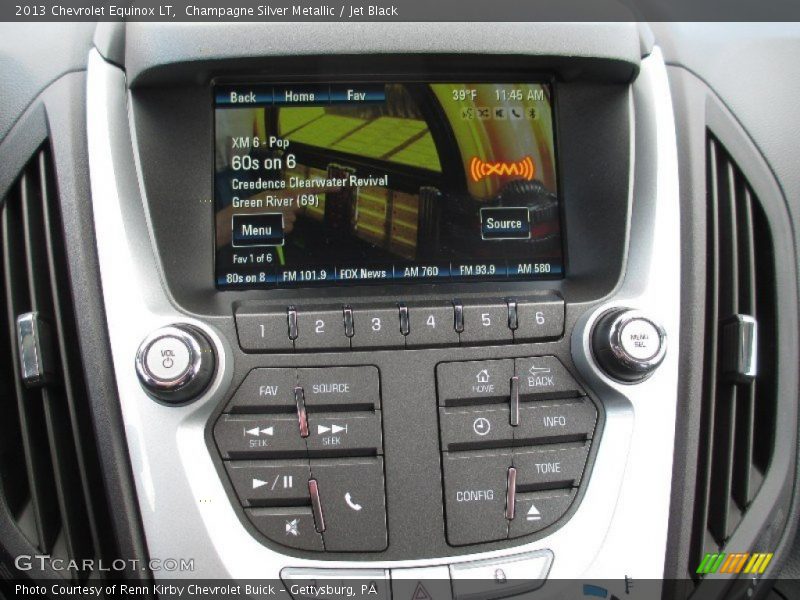 Champagne Silver Metallic / Jet Black 2013 Chevrolet Equinox LT