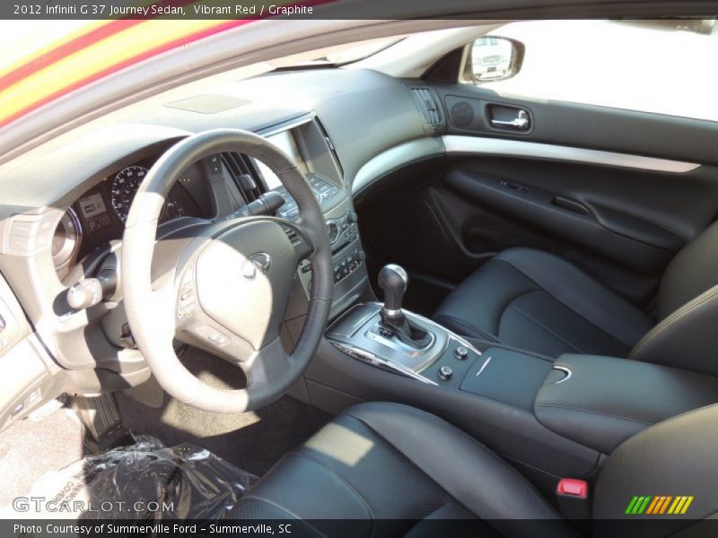 Vibrant Red / Graphite 2012 Infiniti G 37 Journey Sedan