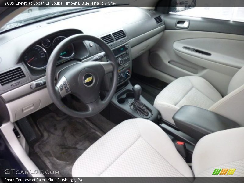 Gray Interior - 2009 Cobalt LT Coupe 