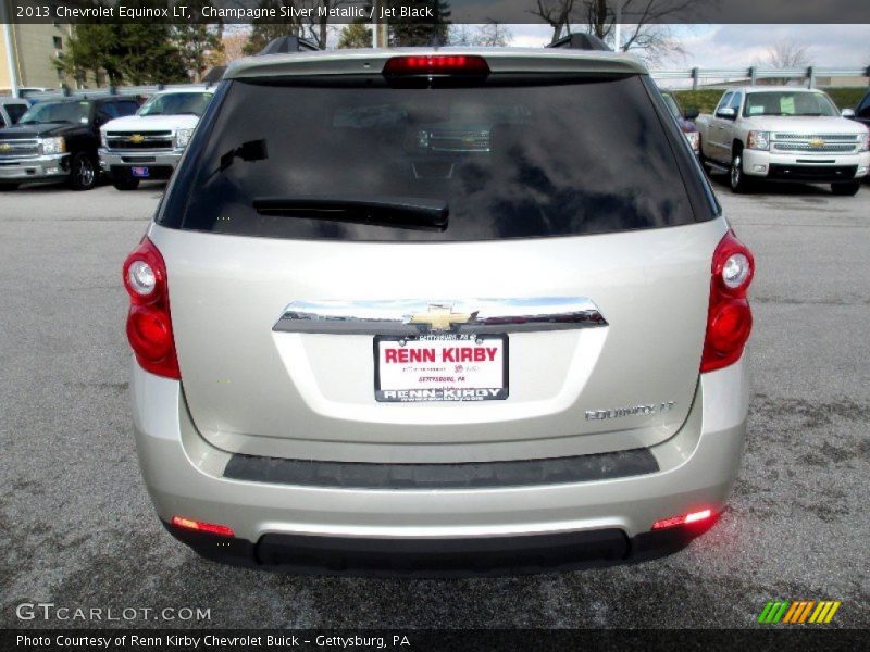 Champagne Silver Metallic / Jet Black 2013 Chevrolet Equinox LT