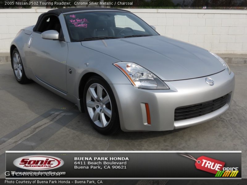 Chrome Silver Metallic / Charcoal 2005 Nissan 350Z Touring Roadster