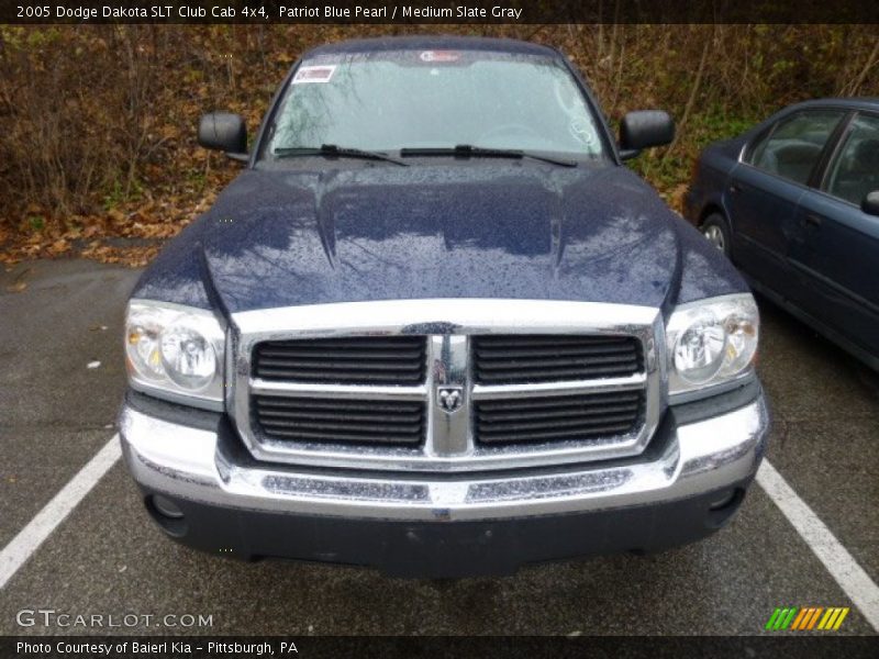 Patriot Blue Pearl / Medium Slate Gray 2005 Dodge Dakota SLT Club Cab 4x4