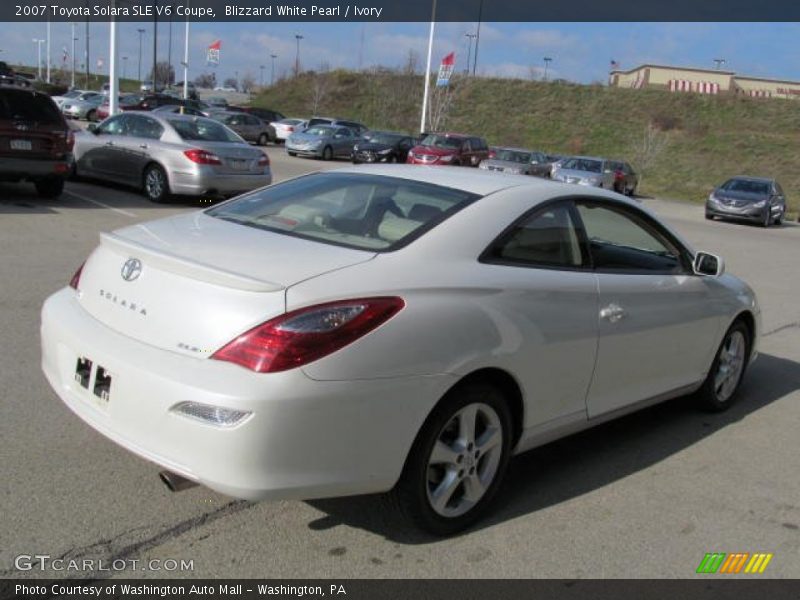 Blizzard White Pearl / Ivory 2007 Toyota Solara SLE V6 Coupe