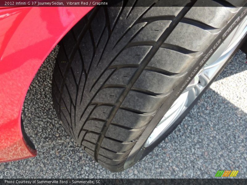 Vibrant Red / Graphite 2012 Infiniti G 37 Journey Sedan