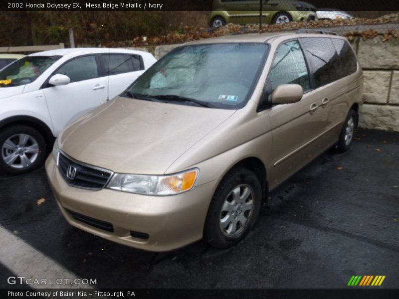Mesa Beige Metallic / Ivory 2002 Honda Odyssey EX