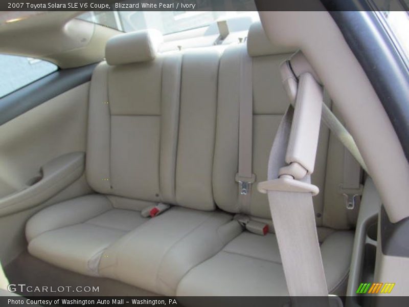 Blizzard White Pearl / Ivory 2007 Toyota Solara SLE V6 Coupe