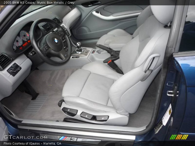 Mystic Blue Metallic / Grey 2005 BMW M3 Coupe