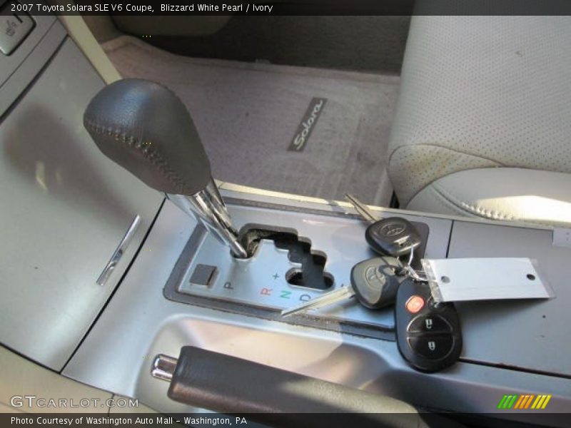 Blizzard White Pearl / Ivory 2007 Toyota Solara SLE V6 Coupe