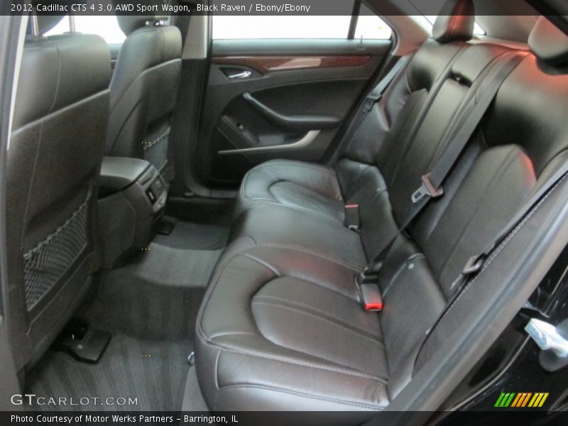 Rear Seat of 2012 CTS 4 3.0 AWD Sport Wagon