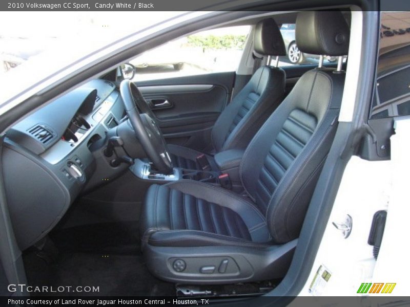 Candy White / Black 2010 Volkswagen CC Sport