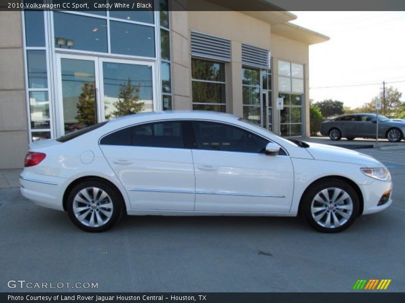 Candy White / Black 2010 Volkswagen CC Sport