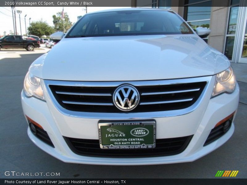 Candy White / Black 2010 Volkswagen CC Sport