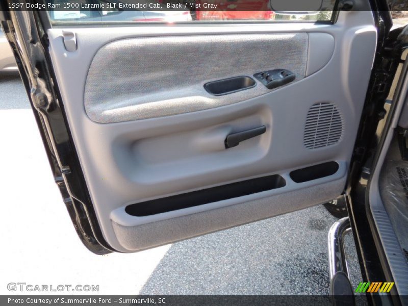 Black / Mist Gray 1997 Dodge Ram 1500 Laramie SLT Extended Cab