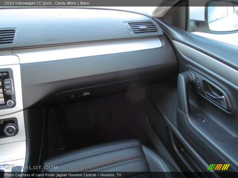 Candy White / Black 2010 Volkswagen CC Sport