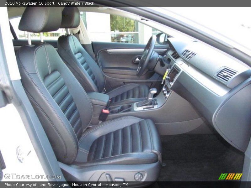 Candy White / Black 2010 Volkswagen CC Sport
