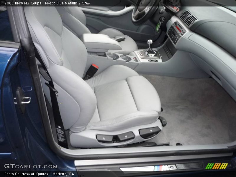 Mystic Blue Metallic / Grey 2005 BMW M3 Coupe