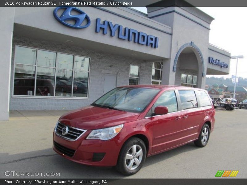 Pomegranate Red Metallic / Ceylon Beige 2010 Volkswagen Routan SE