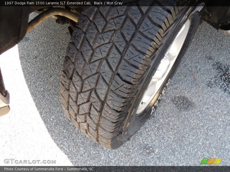 Black / Mist Gray 1997 Dodge Ram 1500 Laramie SLT Extended Cab