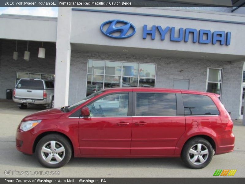 Pomegranate Red Metallic / Ceylon Beige 2010 Volkswagen Routan SE