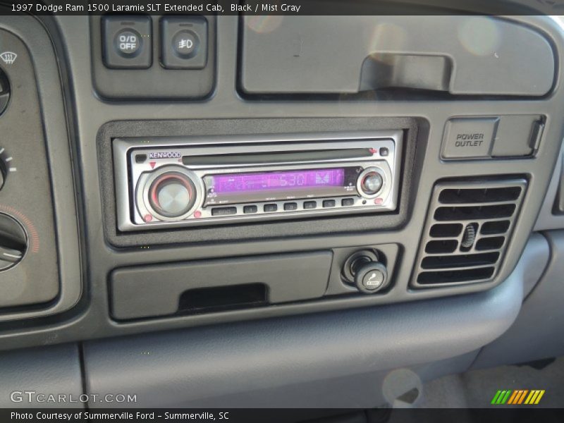 Black / Mist Gray 1997 Dodge Ram 1500 Laramie SLT Extended Cab