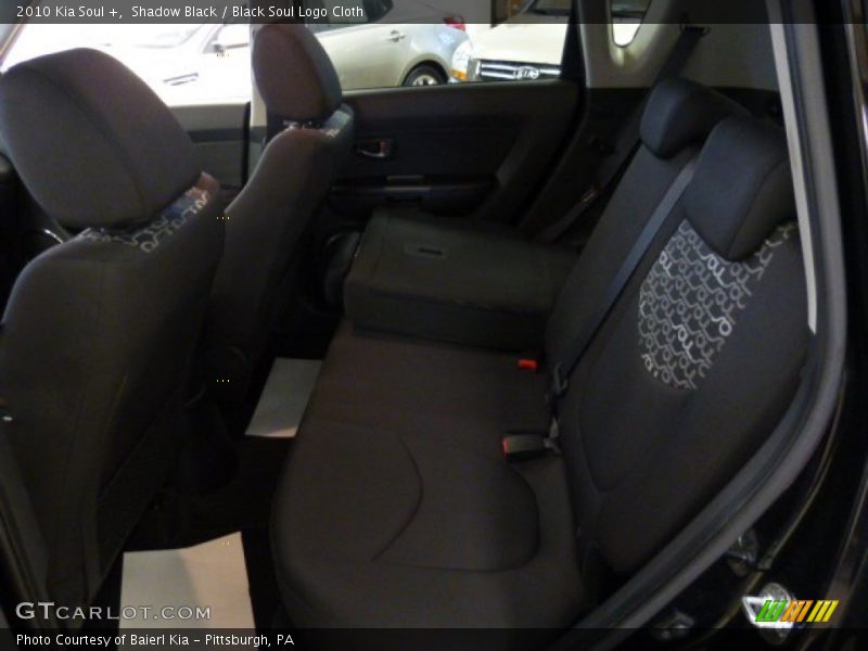 Shadow Black / Black Soul Logo Cloth 2010 Kia Soul +