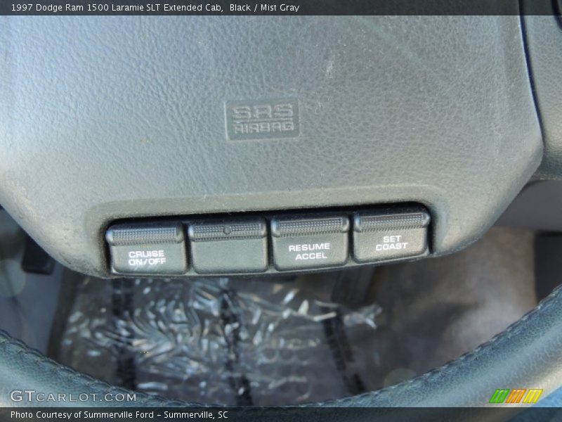 Black / Mist Gray 1997 Dodge Ram 1500 Laramie SLT Extended Cab
