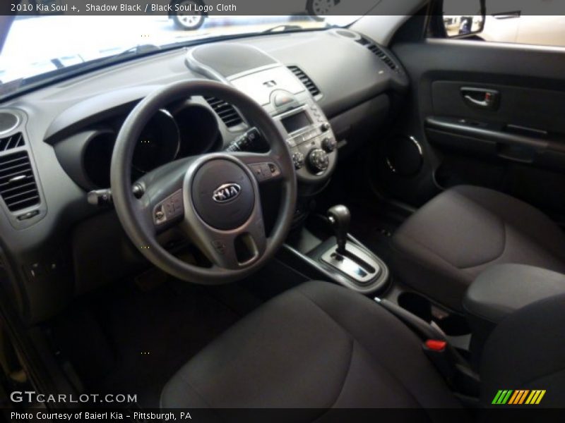 Shadow Black / Black Soul Logo Cloth 2010 Kia Soul +