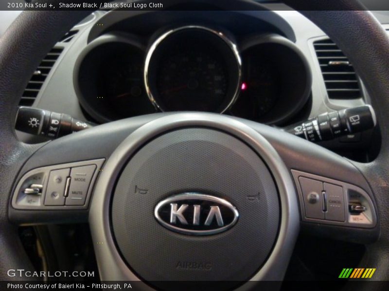 Shadow Black / Black Soul Logo Cloth 2010 Kia Soul +