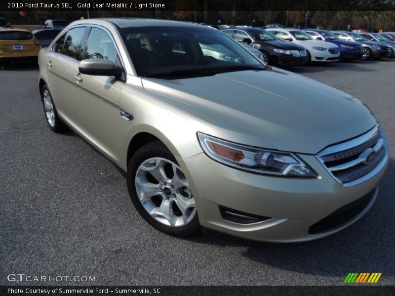 Gold Leaf Metallic / Light Stone 2010 Ford Taurus SEL