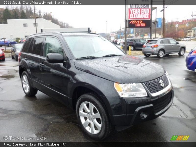 Black Pearl / Beige 2011 Suzuki Grand Vitara Limited