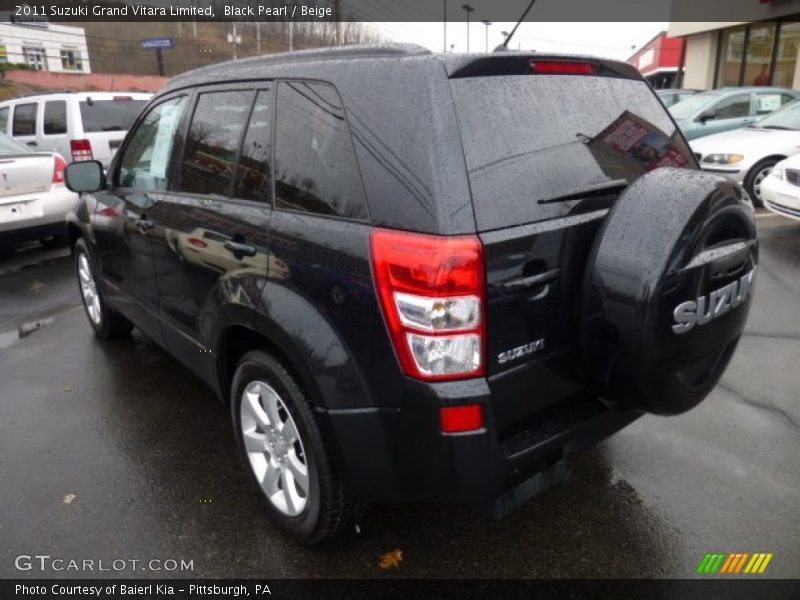 Black Pearl / Beige 2011 Suzuki Grand Vitara Limited