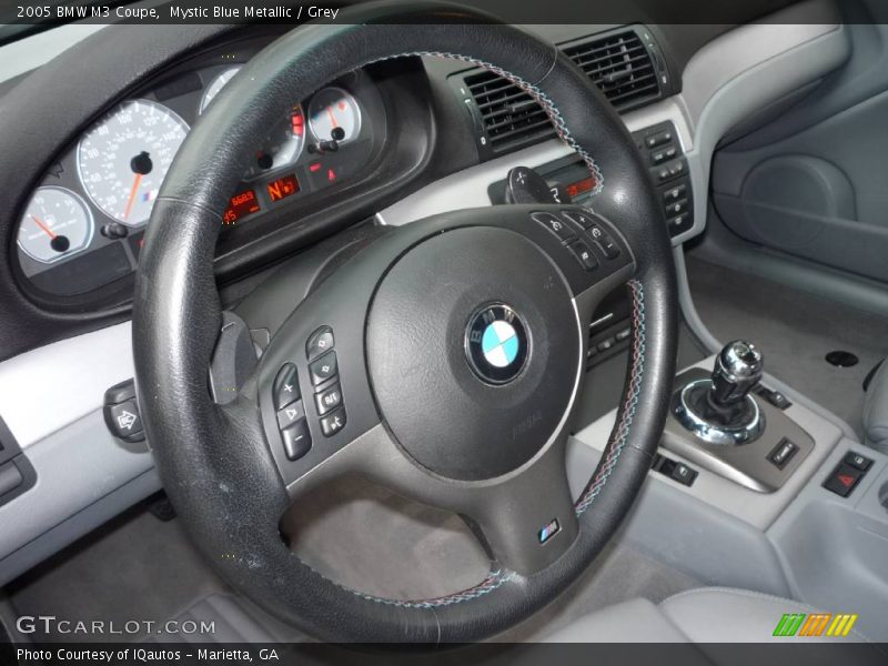 Mystic Blue Metallic / Grey 2005 BMW M3 Coupe