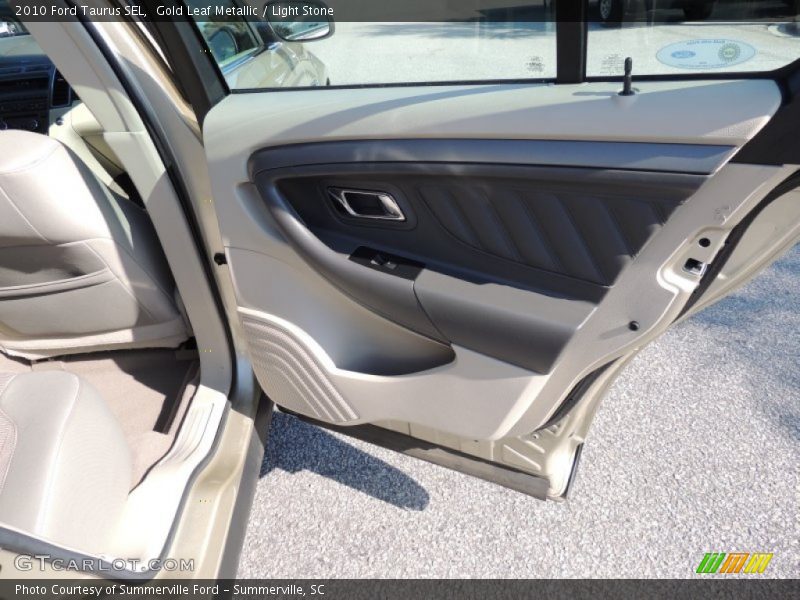 Gold Leaf Metallic / Light Stone 2010 Ford Taurus SEL