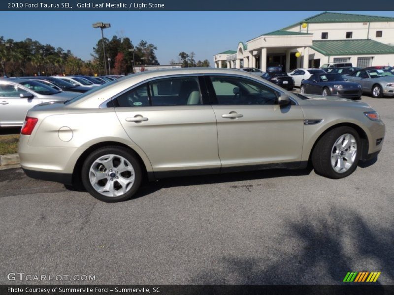 Gold Leaf Metallic / Light Stone 2010 Ford Taurus SEL