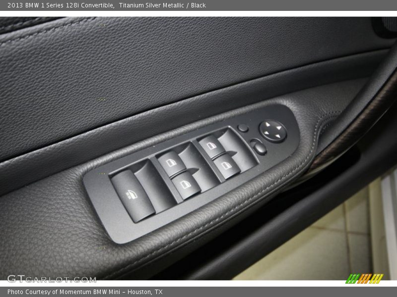 Titanium Silver Metallic / Black 2013 BMW 1 Series 128i Convertible