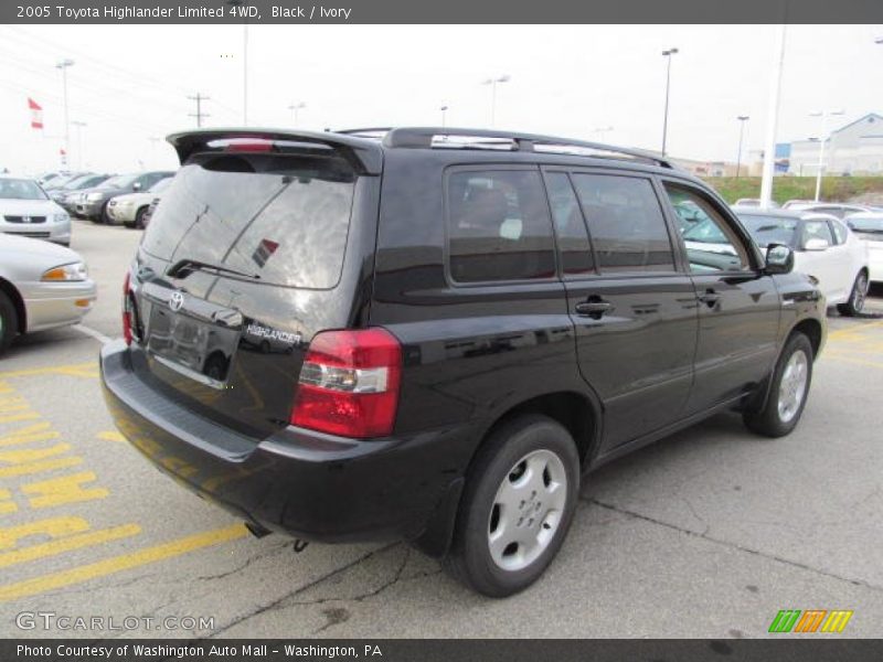 Black / Ivory 2005 Toyota Highlander Limited 4WD