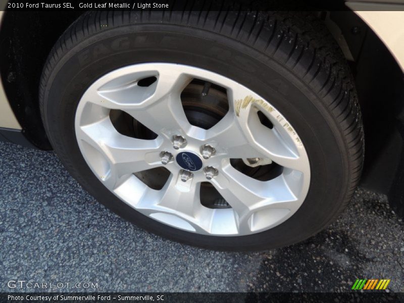 Gold Leaf Metallic / Light Stone 2010 Ford Taurus SEL