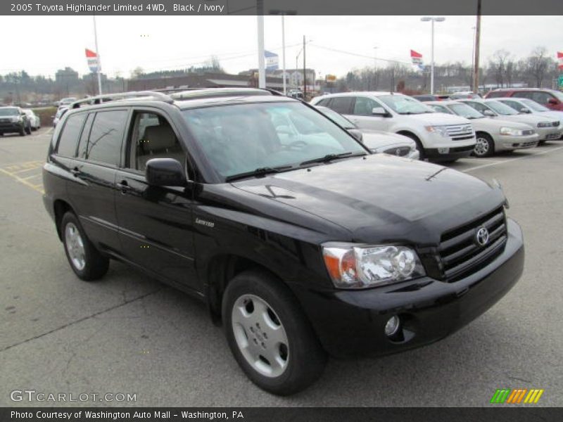 Black / Ivory 2005 Toyota Highlander Limited 4WD