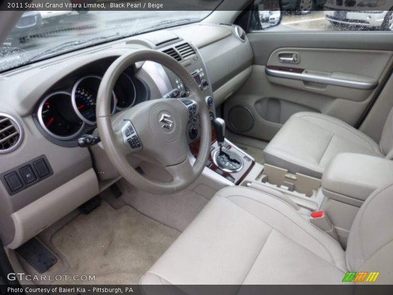 Beige Interior - 2011 Grand Vitara Limited 