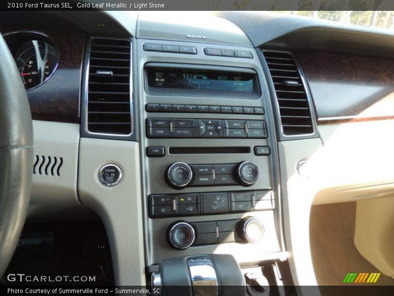 Gold Leaf Metallic / Light Stone 2010 Ford Taurus SEL