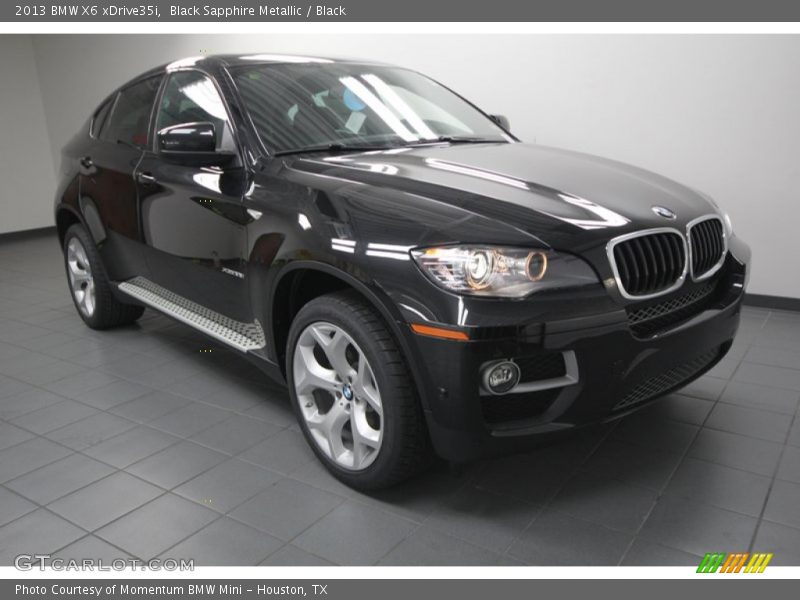 Black Sapphire Metallic / Black 2013 BMW X6 xDrive35i