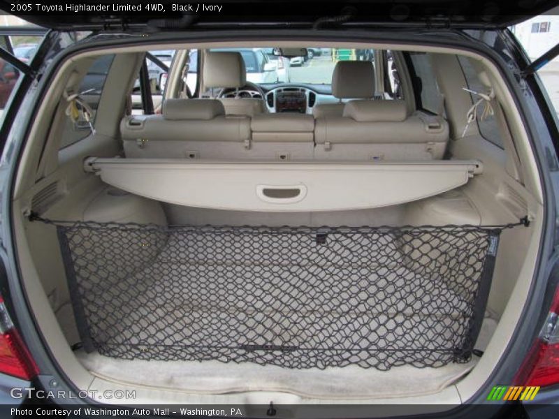 Black / Ivory 2005 Toyota Highlander Limited 4WD